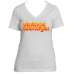 Vintage Teenager Women's  "Relaxed Short Sleeve Jersey" V-neck Tees